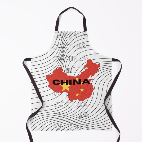 Item preview, Flag Map of China designed and sold by nyblydd.