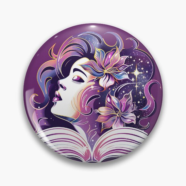 Artikelvorschau, Mystisches Buch der Imagination – Kosmische Frau und florale Fantasie entworfen und verkauft von EmiBarDesign.