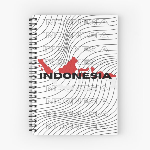 Item preview, Flag Map of Indonesia designed and sold by nyblydd.