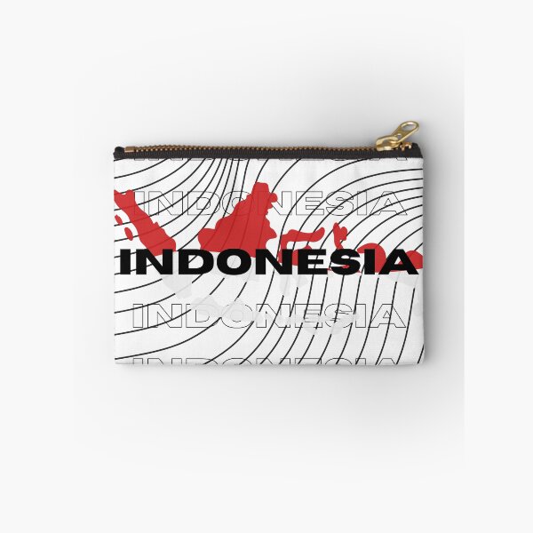 Item preview, Flag Map of Indonesia designed and sold by nyblydd.