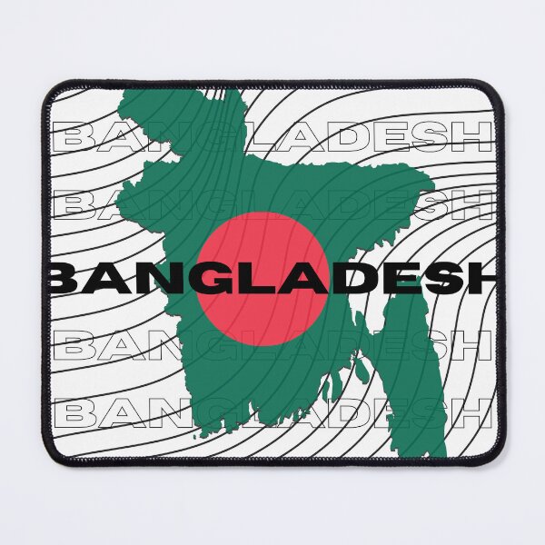 Item preview, Flag Map of Bangladesh designed and sold by nyblydd.