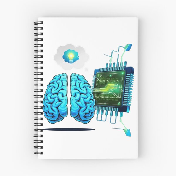 Item preview, Brain and Technological Circuit designed and sold by StormArte.