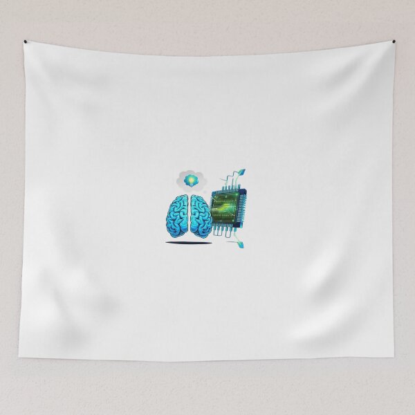 Item preview, Brain and Technological Circuit designed and sold by StormArte.