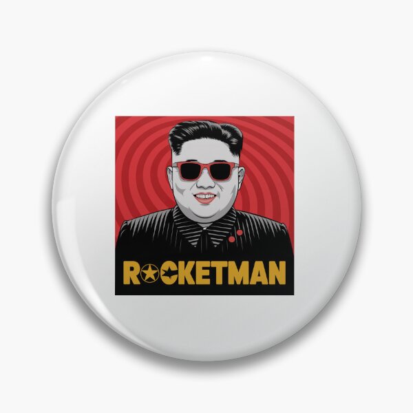 Item preview, Rocketman, Rocket, North Korea, supreme leader, funnyfits70, Humor, Funny, retro, vintage, funny quotes, animal humor, designed and sold by FunnyFits70.