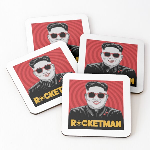 Item preview, Rocketman, Rocket, North Korea, supreme leader, funnyfits70, Humor, Funny, retro, vintage, funny quotes, animal humor, designed and sold by FunnyFits70.