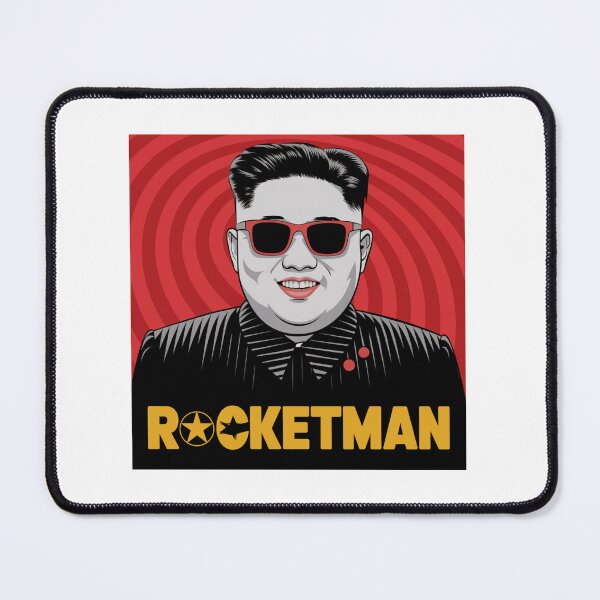 Item preview, Rocketman, Rocket, North Korea, supreme leader, funnyfits70, Humor, Funny, retro, vintage, funny quotes, animal humor, designed and sold by FunnyFits70.