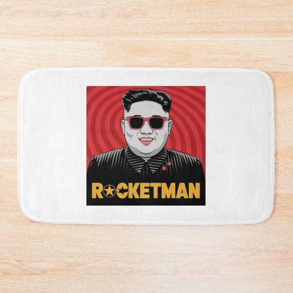 Item preview, Rocketman, Rocket, North Korea, supreme leader, funnyfits70, Humor, Funny, retro, vintage, funny quotes, animal humor, designed and sold by FunnyFits70.