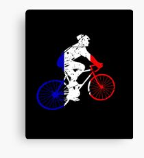 French Cyclist Canvas Print