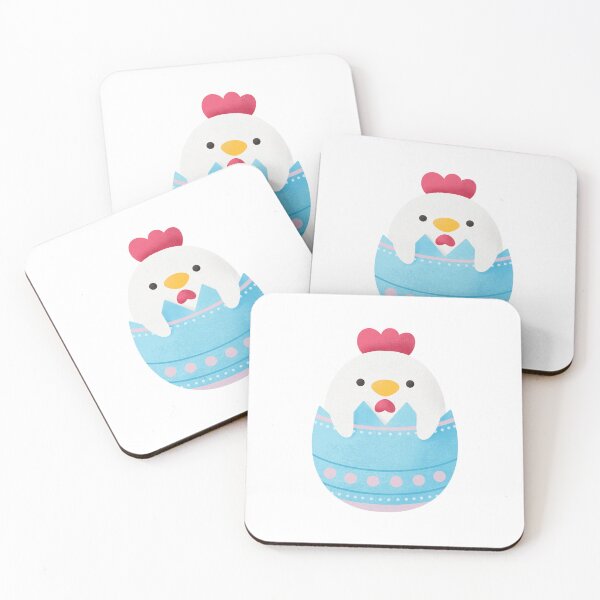 Item preview, happy easter day chicken in eggshell designed and sold by nuchz.