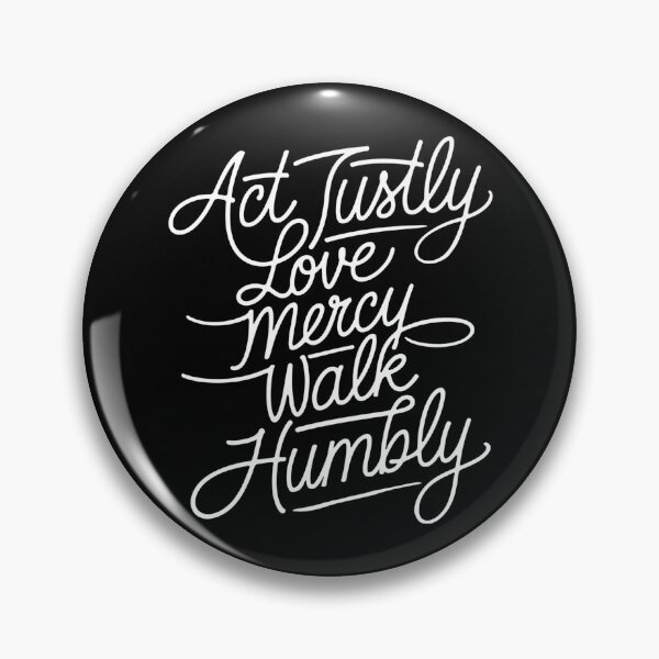Item preview, Act Justly, Love Mercy, Walk Humbly - A perfect gift for believers, Christians, pastors, and anyone who lives by faith, justice, and humility. designed and sold by ZyziowskyArt.