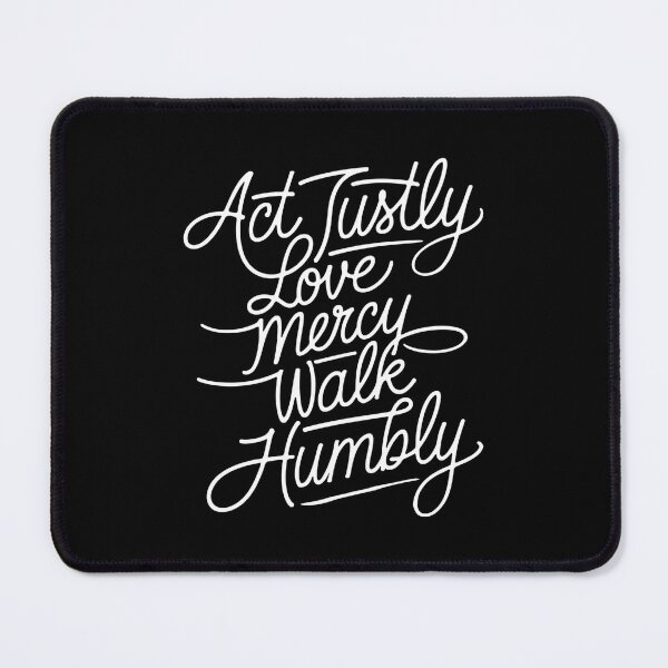 Item preview, Act Justly, Love Mercy, Walk Humbly - A perfect gift for believers, Christians, pastors, and anyone who lives by faith, justice, and humility. designed and sold by ZyziowskyArt.