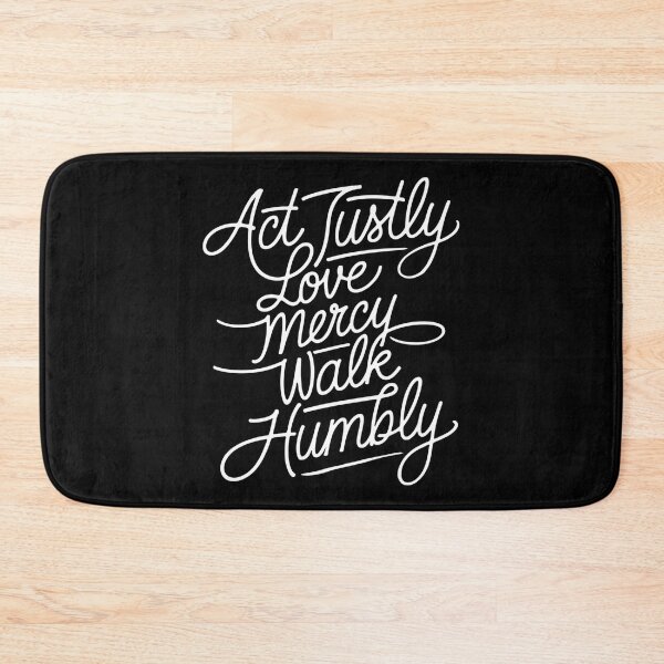 Item preview, Act Justly, Love Mercy, Walk Humbly - A perfect gift for believers, Christians, pastors, and anyone who lives by faith, justice, and humility. designed and sold by ZyziowskyArt.