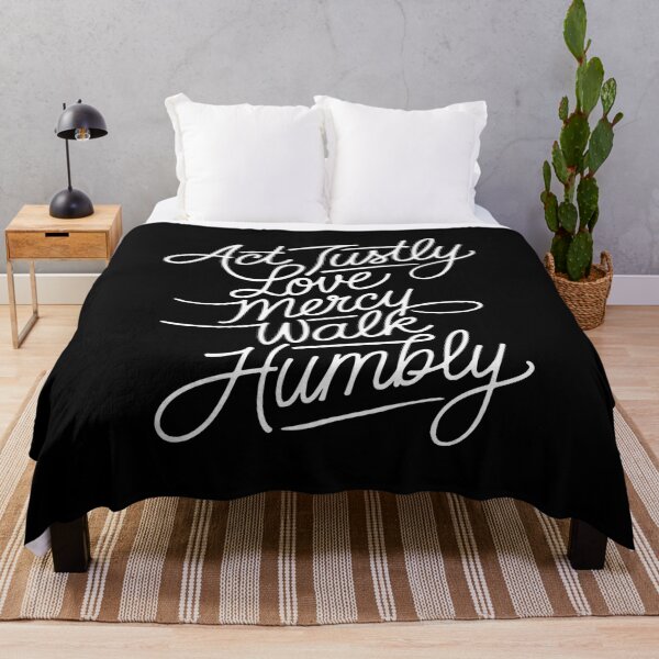Item preview, Act Justly, Love Mercy, Walk Humbly - A perfect gift for believers, Christians, pastors, and anyone who lives by faith, justice, and humility. designed and sold by ZyziowskyArt.