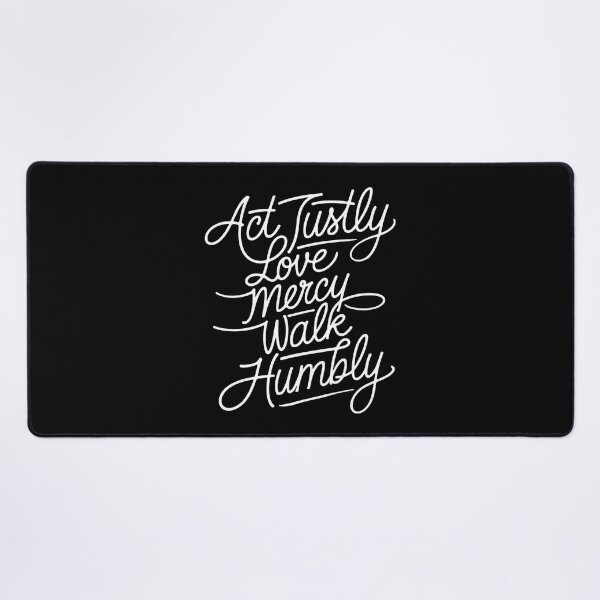 Item preview, Act Justly, Love Mercy, Walk Humbly - A perfect gift for believers, Christians, pastors, and anyone who lives by faith, justice, and humility. designed and sold by ZyziowskyArt.