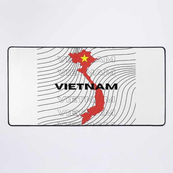 Item preview, Flag Map of Vietnam designed and sold by nyblydd.