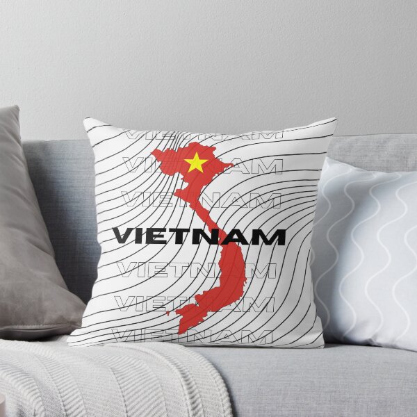 Item preview, Flag Map of Vietnam designed and sold by nyblydd.