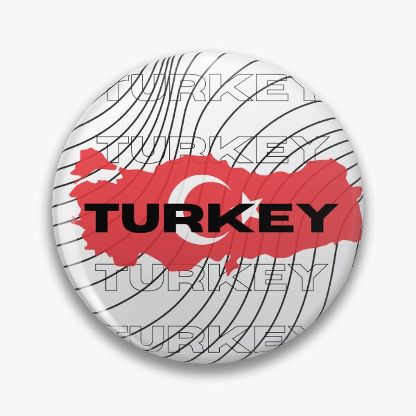 Item preview, Flag Map of Turkey designed and sold by nyblydd.