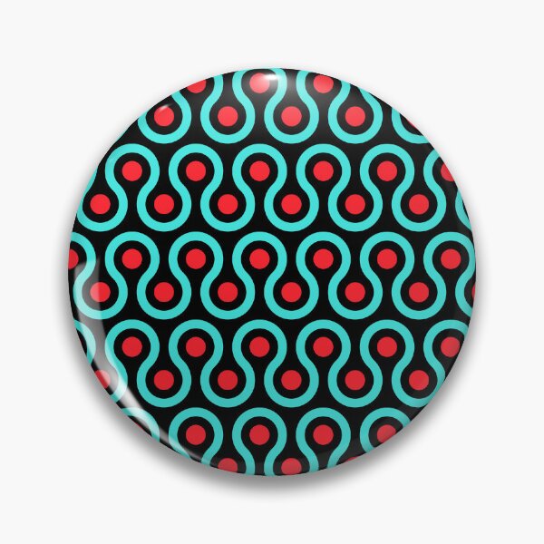 Item preview, Geometric Pattern: Looped Circles: Alina designed and sold by Red Wolf.