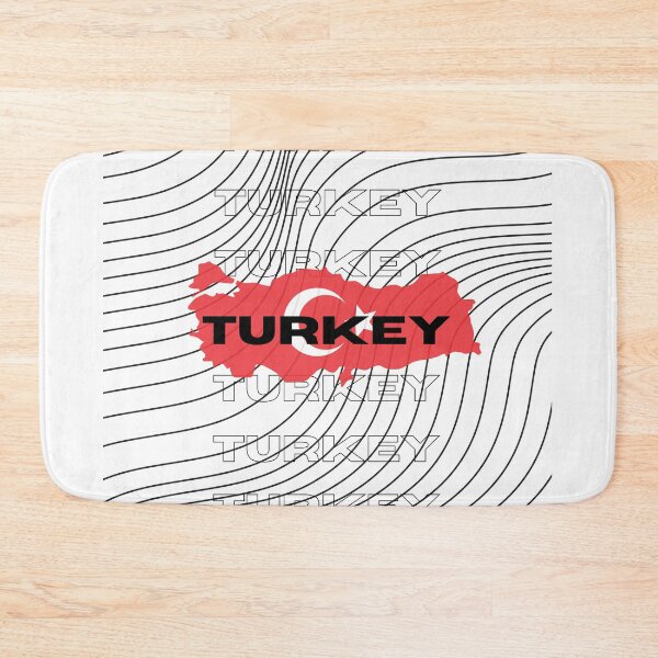 Item preview, Flag Map of Turkey designed and sold by nyblydd.