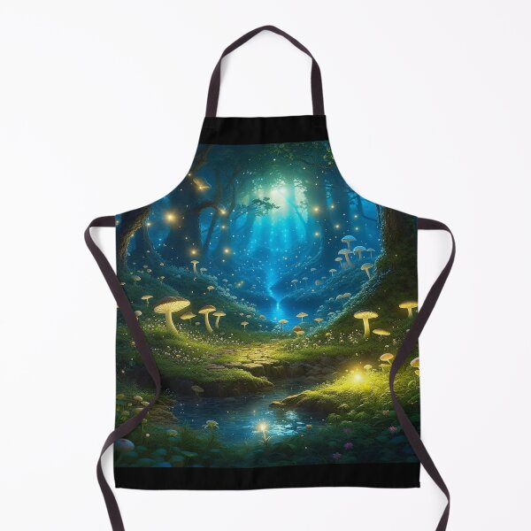 Item preview, Magical Forest with Glowing Mushrooms designed and sold by 2ndSketch.