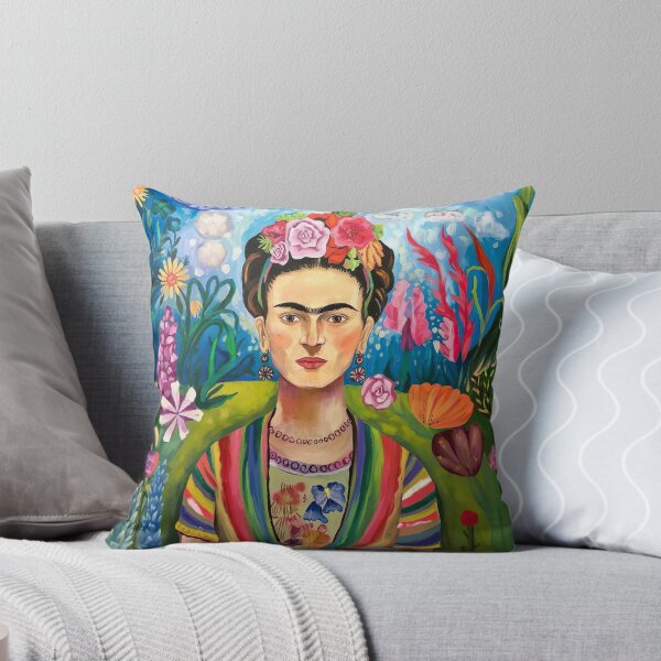 Item preview, Inspired By Frida Kahlo Self Portrait Time Flies  designed and sold by Tamas Das.