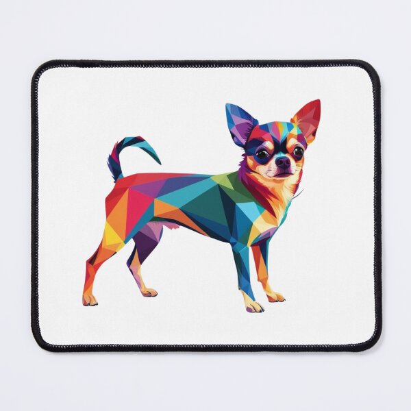 Item preview, Colorful Chihuahua in Geometric Style | Modern Art designed and sold by StormArte.