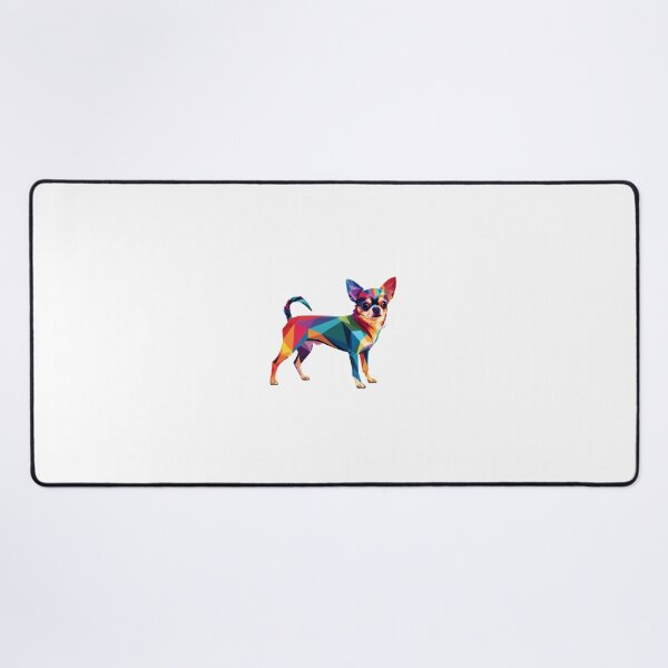 Item preview, Colorful Chihuahua in Geometric Style | Modern Art designed and sold by StormArte.