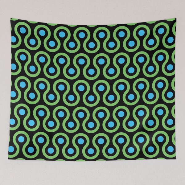 Item preview, Geometric Pattern: Looped Circles: Sokha designed and sold by Red Wolf.