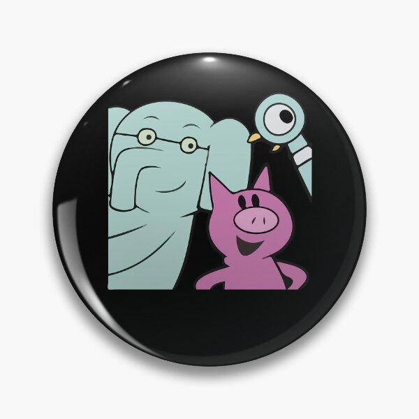 Item preview, The Best Of Photo Elephant And Piggie With Pigeon Retro Fan Art Design  designed and sold by EdgarCollier.
