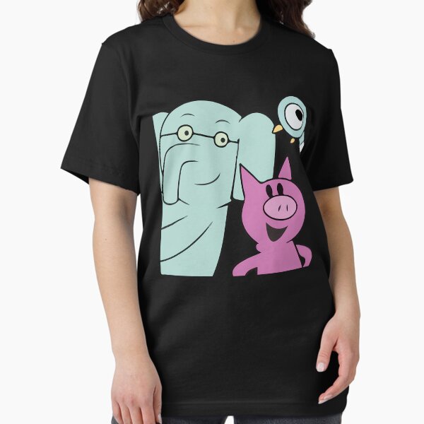 Unisex T-Shirts [Out of Print] Mo Willems / Knuffle Bunny Tee (Vintage Turquoise) Knuffle Bunny unisex book t-shirt — Out of Print