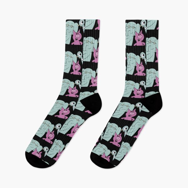 Item preview, The Best Of Photo Elephant And Piggie With Pigeon Retro Fan Art Design  designed and sold by EdgarCollier.