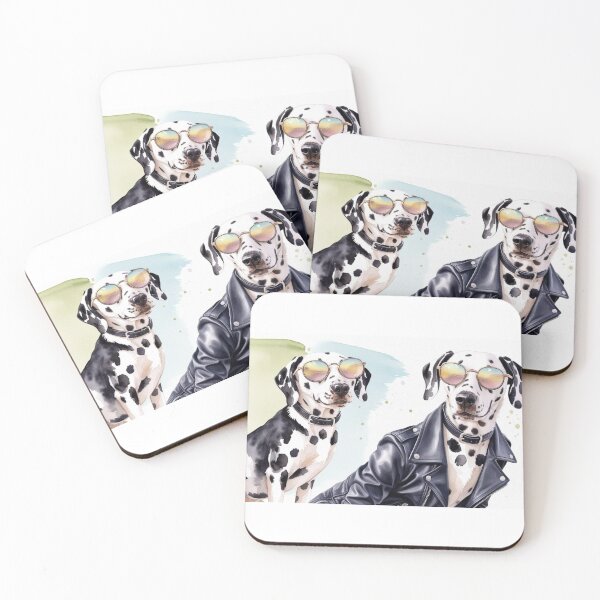 Item preview, Stylish Dalmatian Couple | Art Illustration designed and sold by StormArte.