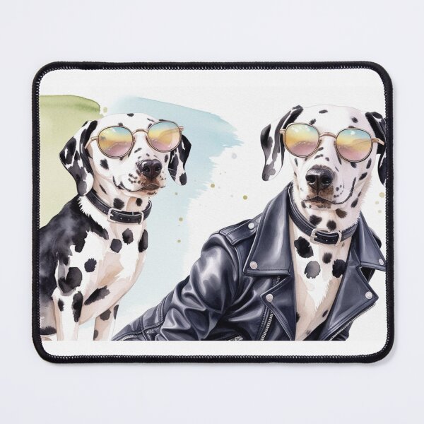 Item preview, Stylish Dalmatian Couple | Art Illustration designed and sold by StormArte.