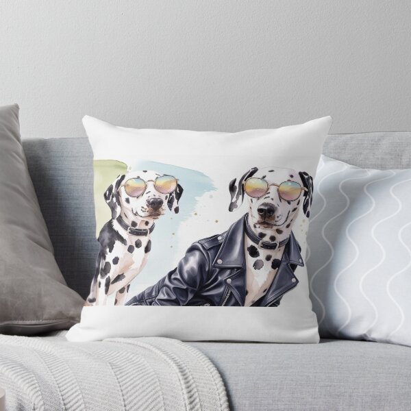 Item preview, Stylish Dalmatian Couple | Art Illustration designed and sold by StormArte.