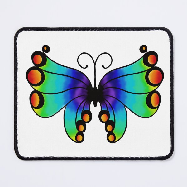 Item preview, rainbow butterfly designed and sold by Kalhanne.