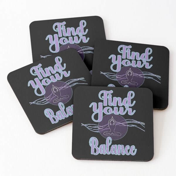 Item preview, FIND YOUR BALANCE yoga spirituality meditation design  designed and sold by Jt41.