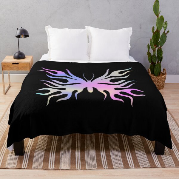 Item preview, Y2K Butterfly Flame Wings Gradient Ethereal | Glam Metal Silhouette Icon Vector Illustration designed and sold by My Kind of Mood.