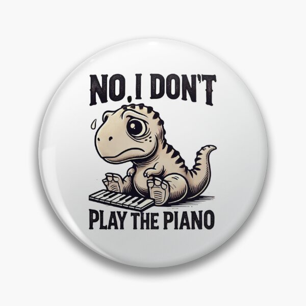 Artikelvorschau, Trauriger Dinosaurier kann nicht Klavier spielen entworfen und verkauft von Studio-spire.