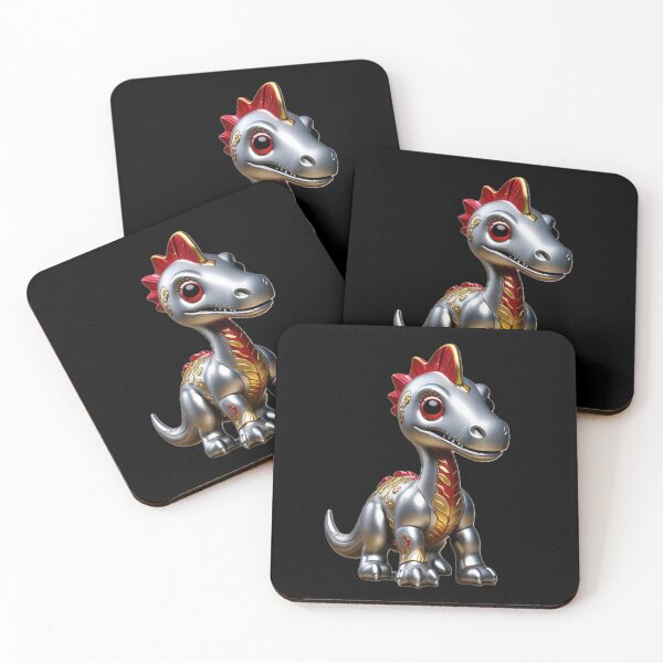 Item preview, Metallic dinosaur designed and sold by MaBakerArt.