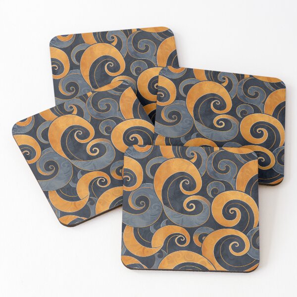 Item preview, Golden Swirl Elegance designed and sold by haleymaree.