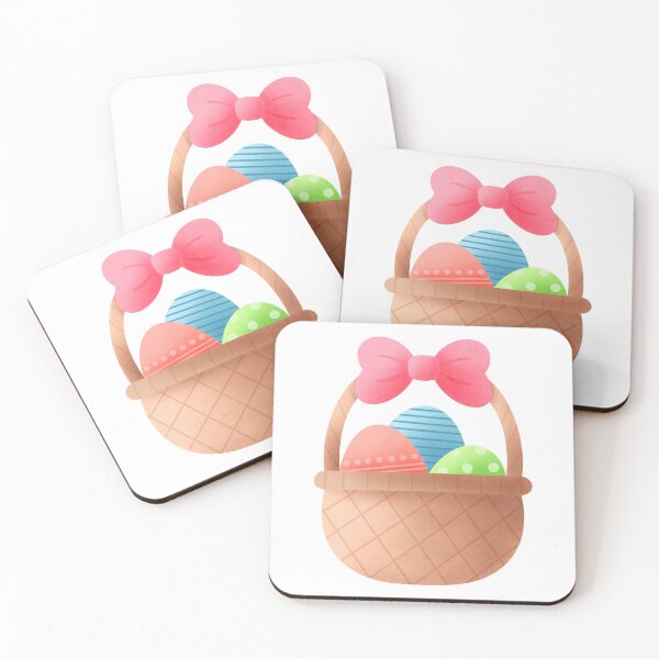 Item preview, Cute Easter Day Basket full of fancy eggs designed and sold by nuchz.