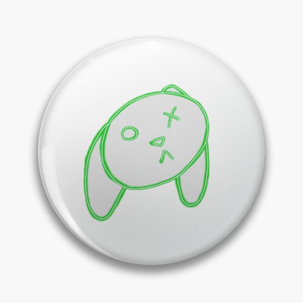 Item preview, green neon bunny head designed and sold by Kalhanne.