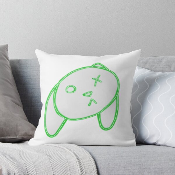 Item preview, green neon bunny head designed and sold by Kalhanne.