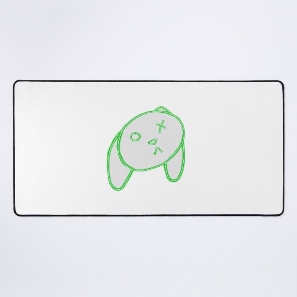 Item preview, green neon bunny head designed and sold by Kalhanne.