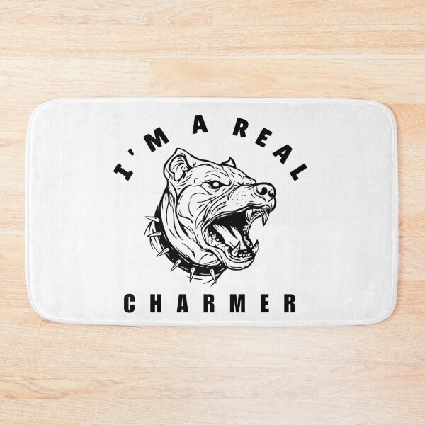Item preview, I'm a Real Charmer -Pitbulls are awesome! designed and sold by PhraseCreatives.