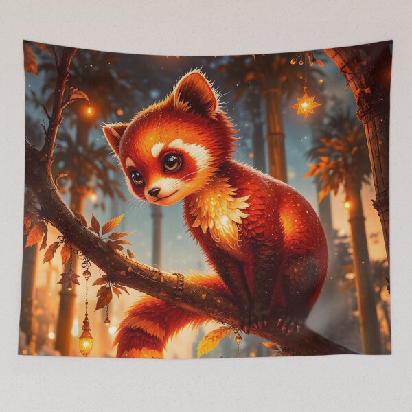 Item preview, Red Panda: Heart of the Forest designed and sold by AnmitsuArt.