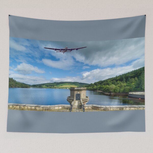 Item preview, Ladybower Reservoir Lancaster Bomber designed and sold by Alisonchambers2.