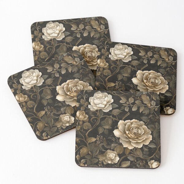 Item preview, Dark Academia Floral Pattern Celeste designed and sold by Lichtisign.