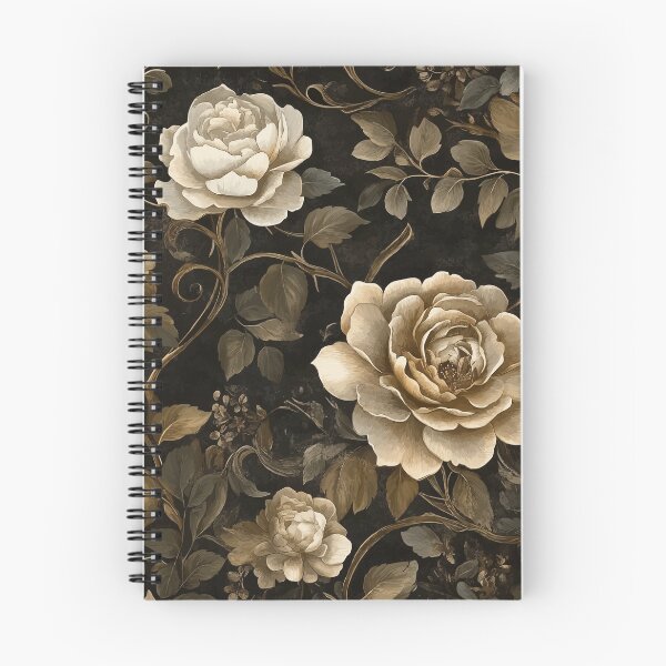 Item preview, Dark Academia Floral Pattern Celeste designed and sold by Lichtisign.