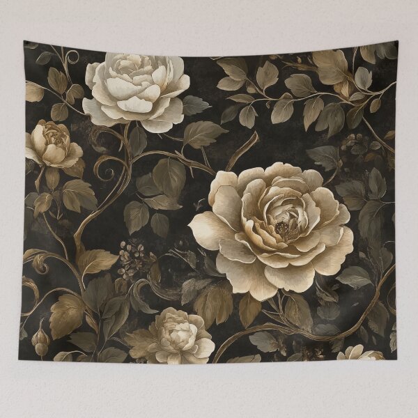 Item preview, Dark Academia Floral Pattern Celeste designed and sold by Lichtisign.